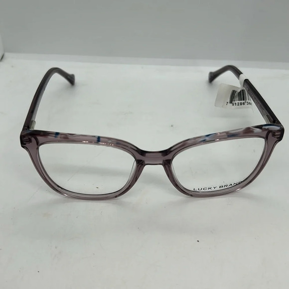 Lucky Brand VLBD238 Eyeglasses Frames Crystal Purple RXable NWT main image 4